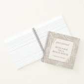 ビーチバケーションレンタルハウスゲストジャーナルノート ノートブック (内部)