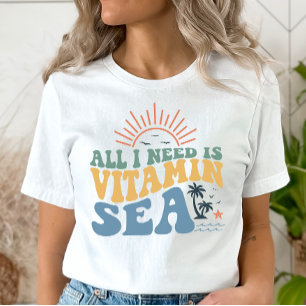 ビーチバケーションTシャツ、ビタミンシークルーズティー Tシャツ
