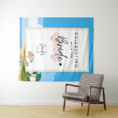 ビーチバチェロレッテの背景hensパーティー タペストリー (インサイチュ(横))