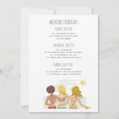 ビーチバチェロレッテウィークエンドゲートウェイ 招待状 (裏面)