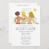 ビーチバチェロレッテウィークエンドゲートウェイ 招待状 (正面/裏面)