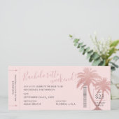 ビーチバチェロレッテウィークエンドボーディングパスチケット (スタンド正面)