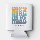 ビーチバチェロレッテグルーヴィレトロビーチブライド 缶クーラー (裏面)