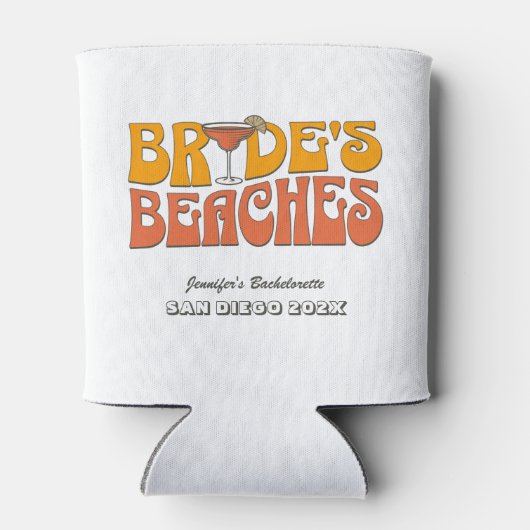 ビーチバチェロレッテグルーヴィーブライドのビーチ 缶クーラー (裏面)
