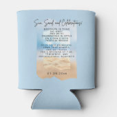 ビーチバチェロレッテゲートウェイお祝い 缶クーラー (裏面)