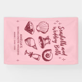 ビーチバチェロレッテシーシェル結婚ズベル 横断幕 (横)