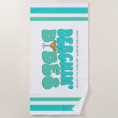 ビーチバチェロレッテビーチシンベビーズブリーズメイド ビーチタオル (正面)