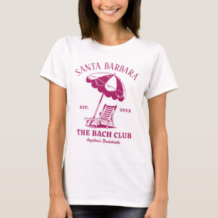 ビーチバチェロレッテビーチ椅子ヴィンテージロゴ Tシャツ