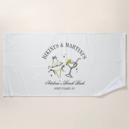 ビーチバチェロレッテビーフソーシャルクラブ ビーチタオル