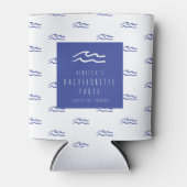 ビーチバチェロレッテブルーウェーブクーラーボックス 缶クーラー (正面)