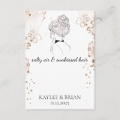 ビーチバチェロレッテヘアスクルンチホルダー エンクロージャーカード (正面)