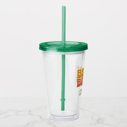 ビーチバチェロレッテレトログルーヴィビーチブライド アクリルタンブラー (右)