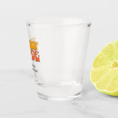 ビーチバチェロレッテレトロビーチシンブライド ショットグラス (右)