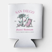 ビーチバチェロレッテヴィンテージブライドメイカスタムド 缶クーラー (正面)