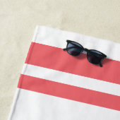 ビーチバチェロレッテ優先パーソナライズされた文字 ビーチタオル (インサイチュ)