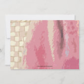 ビーチバチェロレッテ招待状に向かう 招待状 (裏面)