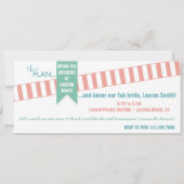 ビーチバチェロレッテ招待状 招待状 (裏面)