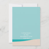 ビーチバチェロレッテ招待状 招待状 (裏面)