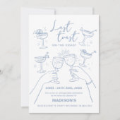 ビーチバチェロレッテ最後のトーストの海岸 招待状 (正面)