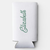 ビーチバチェロレッテ緑 スリム缶クーラー (裏面)