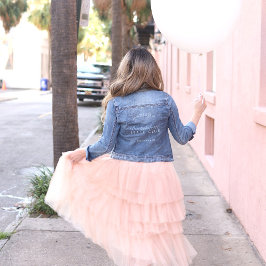 ビーチバチェロレッテ花嫁 デニムジャケット