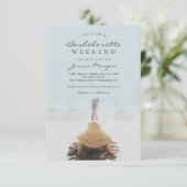 ビーチバチェロレッテ週末の旅程招待状 招待状 (スタンド正面)