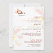 ビーチバチェロレッテ週末招待状 シーズンカード (裏面)