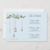 ビーチバチェロレッテ週末旅程 招待状 (裏面)