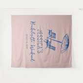 ビーチバチェロレッテ週末Backdropフォトブース タペストリー (正面(横))