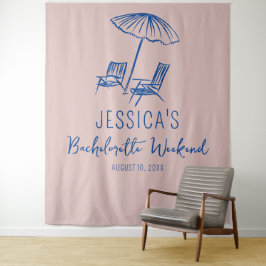 ビーチバチェロレッテ週末Backdropフォトブース タペストリー