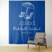 ビーチバチェロレッテ週末Backdropフォトブース タペストリー (インサイチュ)
