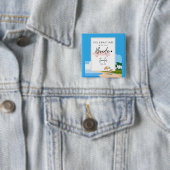 ビーチバチェロレッテ - カスタマイズされたハンズパーティーボタン 缶バッジ (インサイチュ)