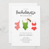 ビーチバチェロレッテ 招待状 (正面/裏面)