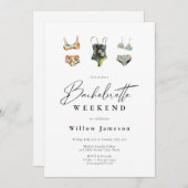 ビーチバチェロレッテ 招待状 (正面/裏面)