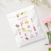 ビーチバチェロレッテBashブライダルシャワーウェルカムサイン フェイバーバッグ (封をした状態)