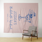 ビーチバチェロレッテmarg bride backdropフォトブース タペストリー (インサイチュ(横))