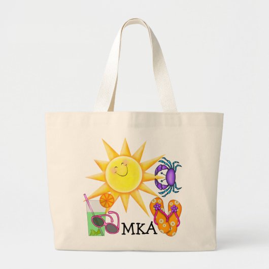 ビーチバッグトートバイSRF ラージトートバッグ (正面)