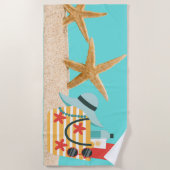 ビーチバッグヒトデビーチタオル ビーチタオル (正面)