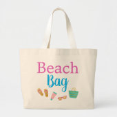 ビーチバッグ海ウォーターサマートート ラージトートバッグ (正面)