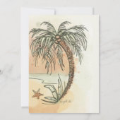 ビーチバッシュ招待状 招待状 (裏面)