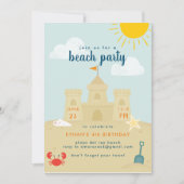 ビーチバッシュ 招待状 (正面)