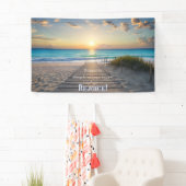 ビーチバナーとフィリップ4:4 REJOICE! 横断幕 (インサイチュ)