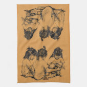 ビーチバニー キッチンタオル (縦)