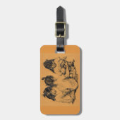 ビーチバニー ラゲッジタグ (正面縦)