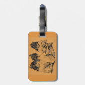 ビーチバニー ラゲッジタグ (裏面縦)