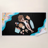 ビーチバベズベスティー ビーチタオル (正面)