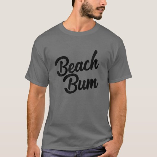 ビーチバムカワイイ海夏休み Tシャツ (正面)