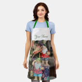 ビーチバムサンタ エプロン (着用した状態)