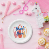 ビーチバムサーファーパーティープレート ペーパープレート (パーティー)