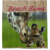 ビーチバムスシャワーカーテンキリン シャワーカーテン (正面)